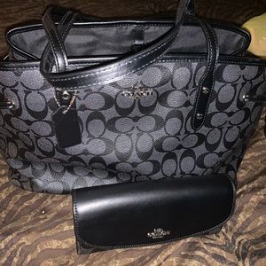 Coach handbag and wallet